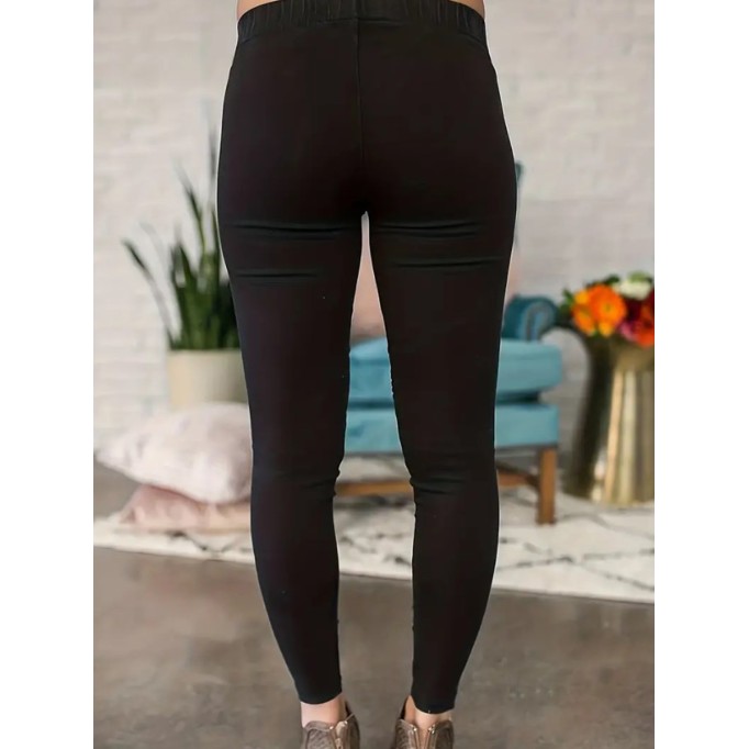 Black tights pencil pants