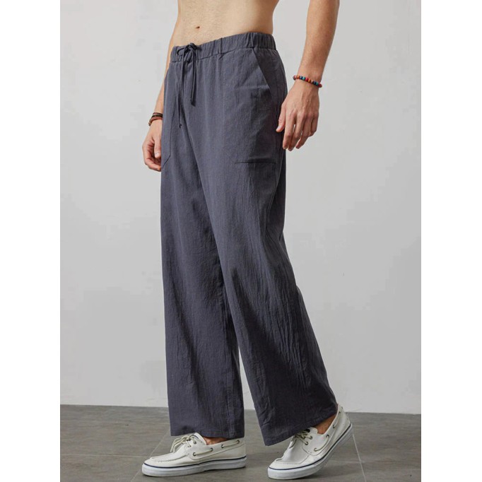 Comfortable Wide-Legged Linen Pants