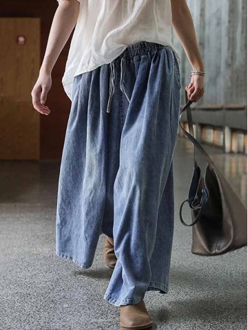 Cotton Original Loose Wide Leg Pants