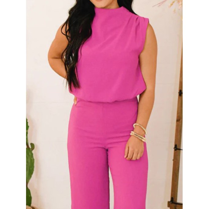 Elegant sleeveless jumpsuit for women