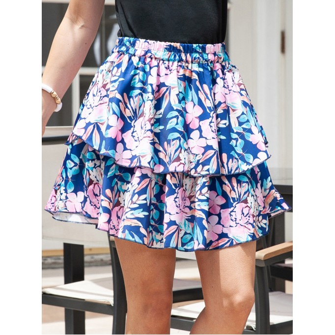 FLORAL SHEATH CASUAL SKIRTS