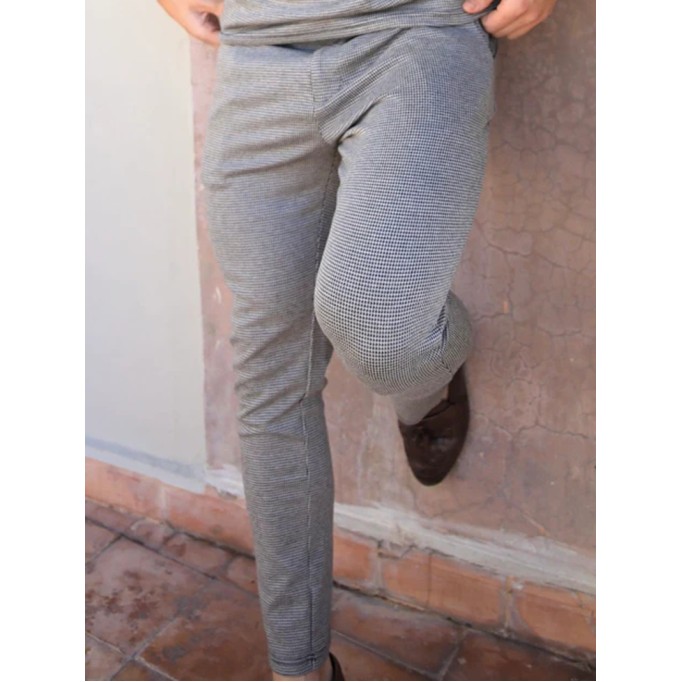 Grey Stretch Twill Men's Pants