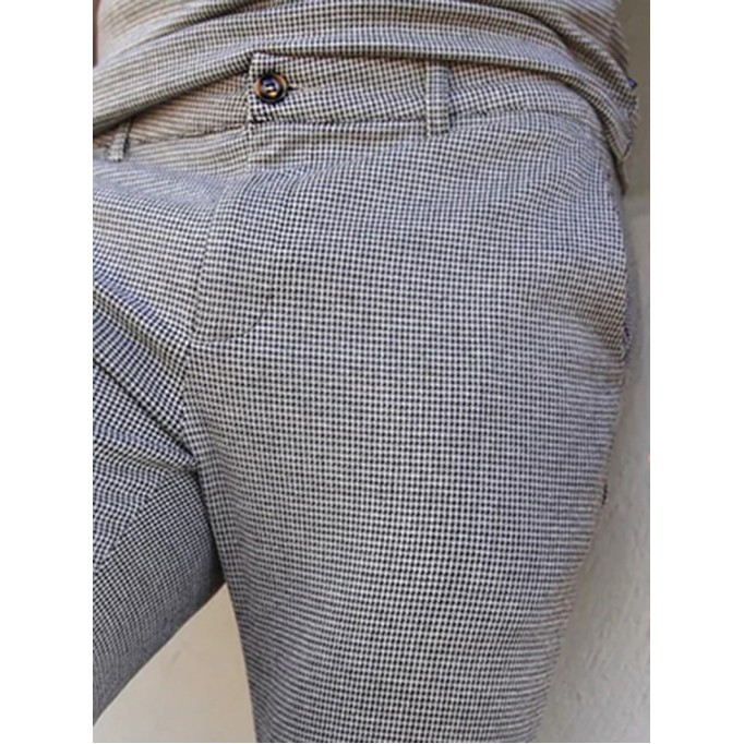 Grey Stretch Twill Men's Pants