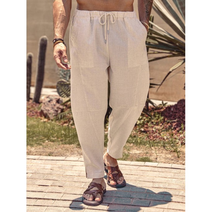 Linen Beach Pants - High Quality Fabric