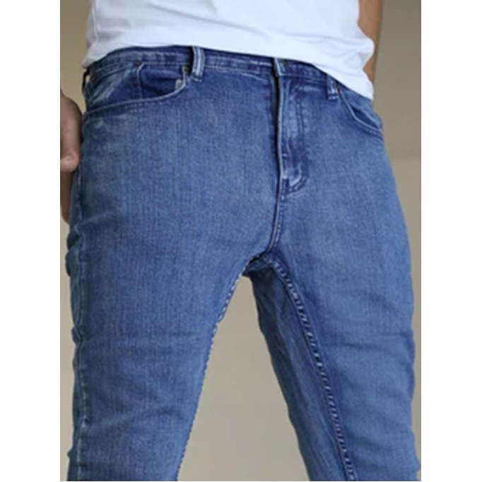 Men's casual blue pants