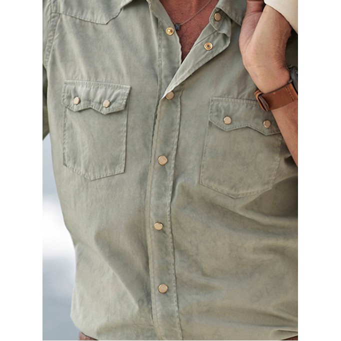 Men's Casual Outdoor Long Sleeve Shirts