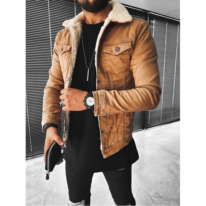 Men's Casual Oversized Plaid Coat Jacket