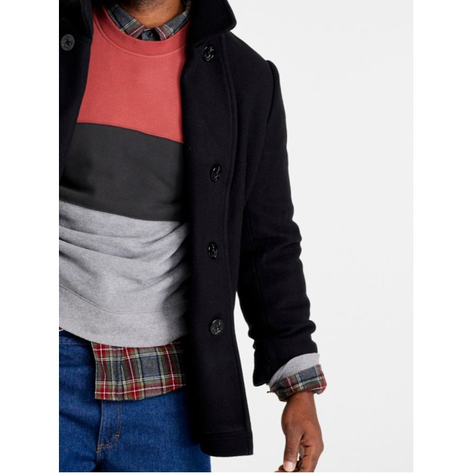 Men's casual wool short coat