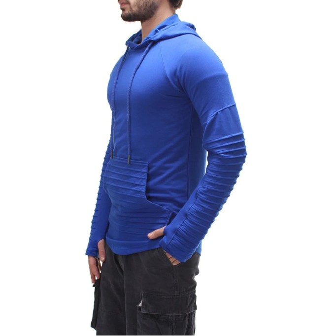 Men's Fashion Ribbed Hoodie