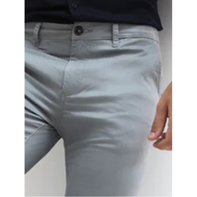 Men's Grey Stretch Twill Pants