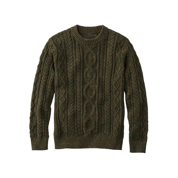 Men's soft cotton crew neck sweater