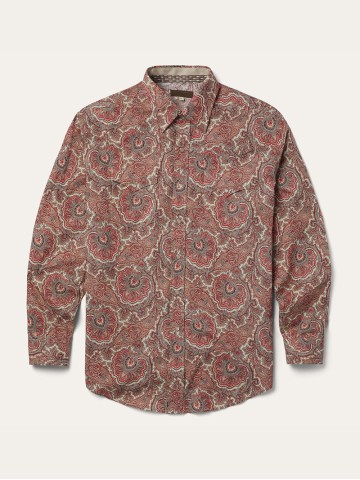 Men's Paisley Western Shirt