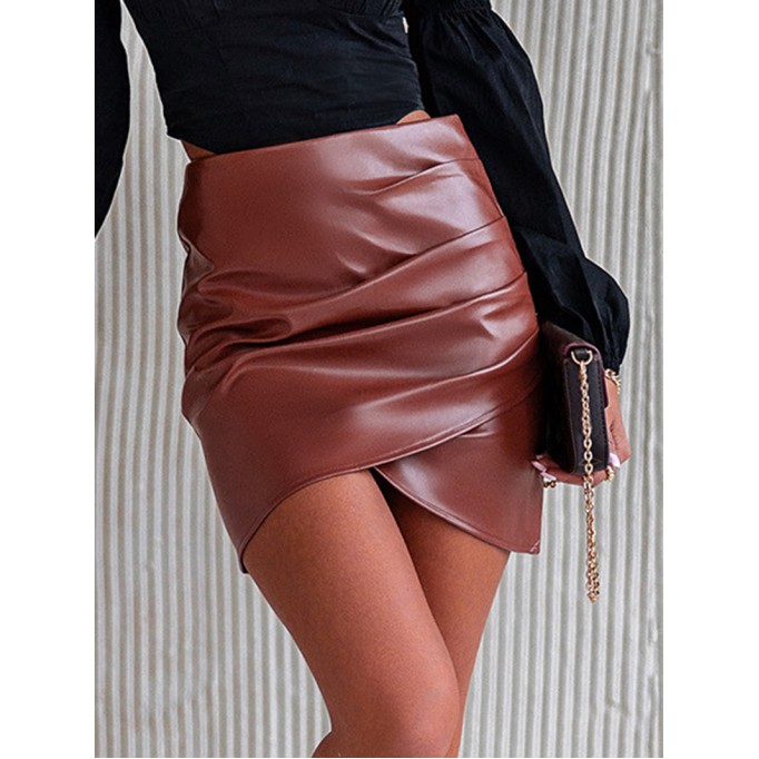 PLEATED BODYCOM BASIC SEXY SKIRTS