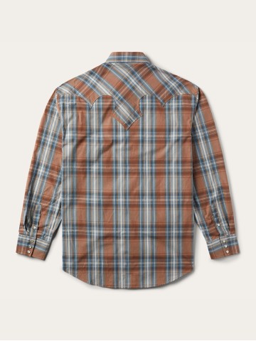 Men's Rustic Plaid Western Shirt