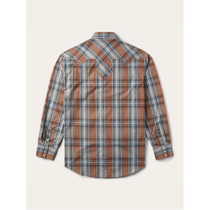 Men's Rustic Plaid Western Shirt