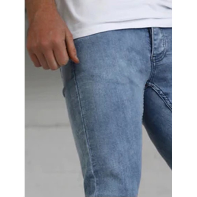 Stretch Twill Men's Blue Pants