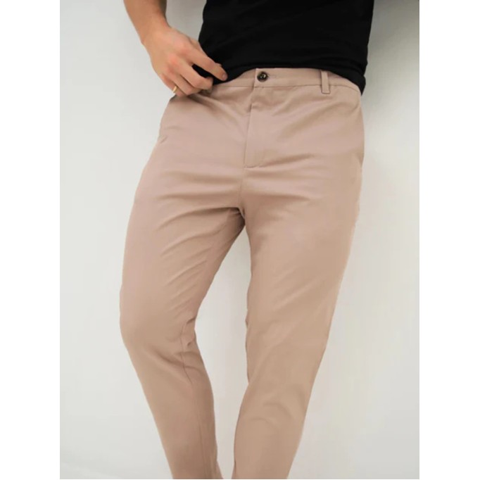 Stretch Twist Men's Khaki Pants