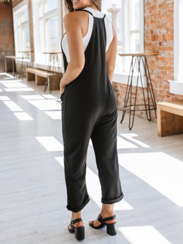 Woman's Straight Leg Jumpsuit