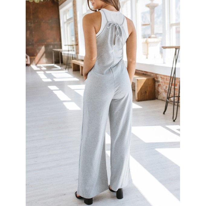 Woman's Wide Leg Jumpsuit