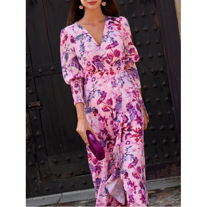 Women Casual Elegant Print Dress